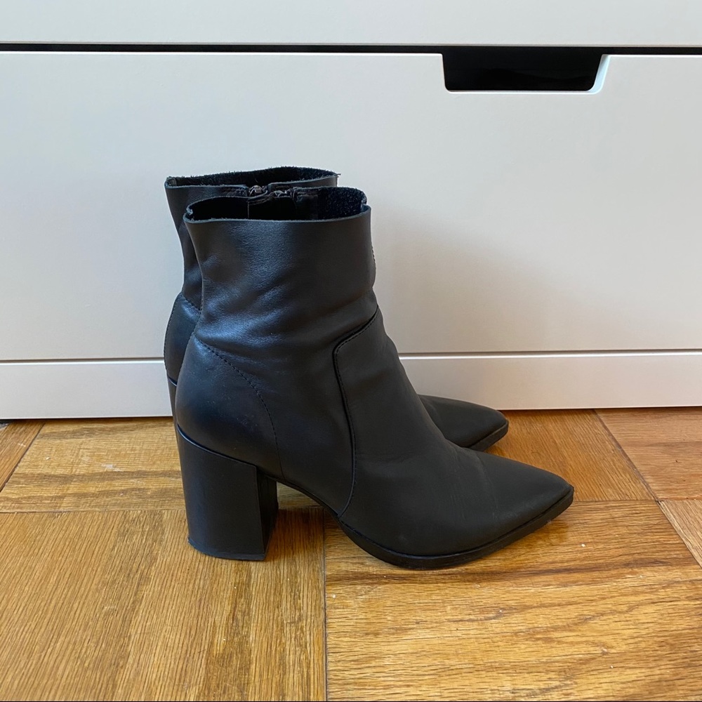 Tony Bianco Brazen Black Luxe Ankle Boots